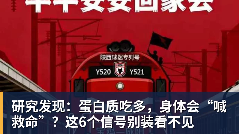 研究发现：蛋白质吃多，身体会“喊救命”？这6个信号别装看不见